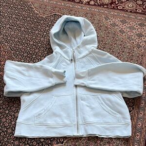 Lululemon Athletica Sheer Blue Oversized Scuba Hoodie EUC🍀